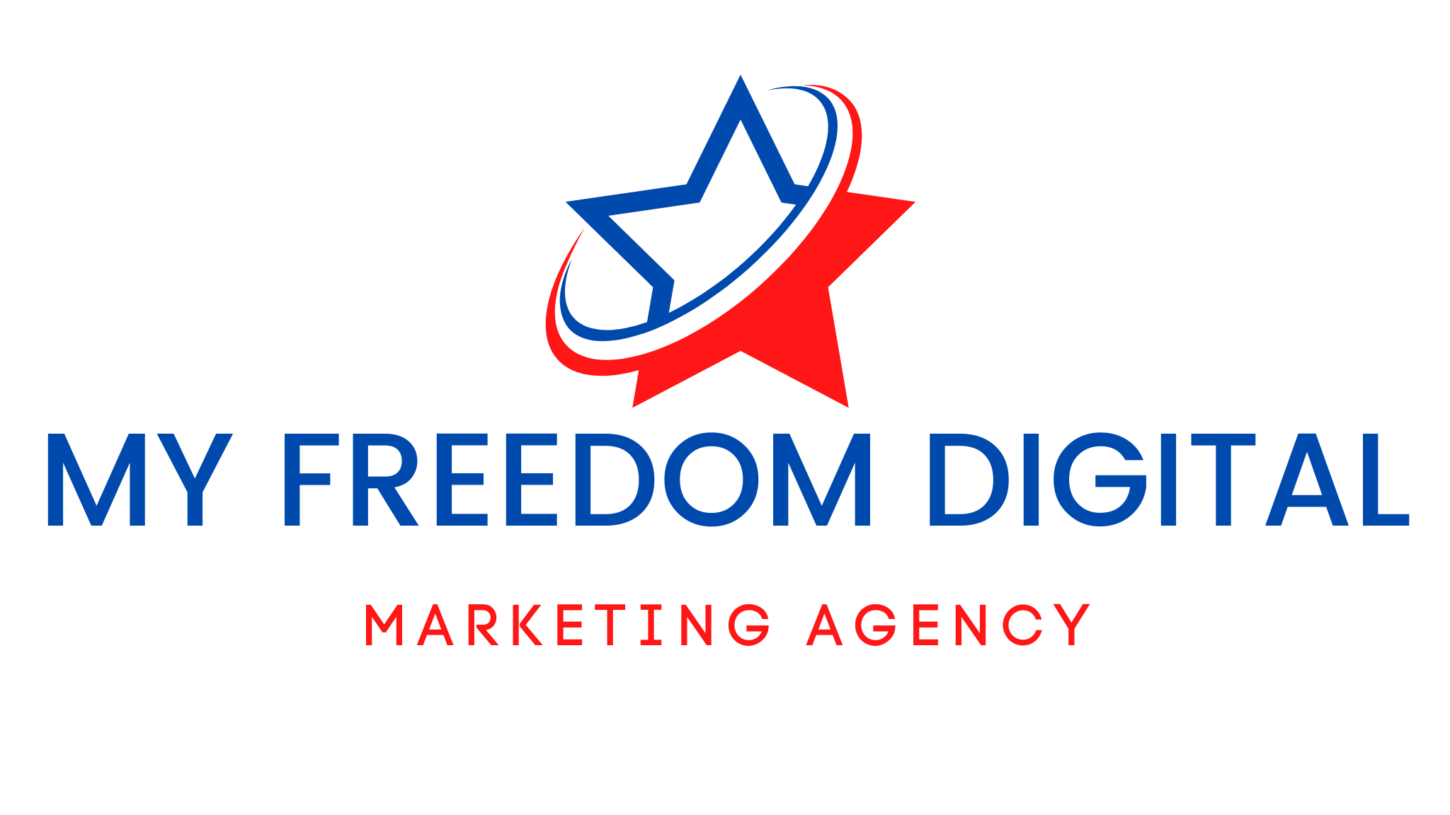 Logo for My Freedom Digital with star